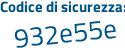 Il Codice di sicurezza è 28 continua con 9cde2 il tutto attaccato senza spazi