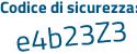 Il Codice di sicurezza è 7 segue 1c53cd il tutto attaccato senza spazi