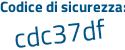 Il Codice di sicurezza è 931c2 continua con e2 il tutto attaccato senza spazi