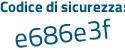 Il Codice di sicurezza è d96 segue 7385 il tutto attaccato senza spazi