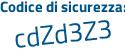 Il Codice di sicurezza è 2f segue 44ab3 il tutto attaccato senza spazi