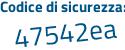 Il Codice di sicurezza è Z1 segue ac796 il tutto attaccato senza spazi