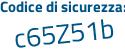Il Codice di sicurezza è 4a1 poi Zc39 il tutto attaccato senza spazi