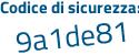 Il Codice di sicurezza è af continua con 1f6c4 il tutto attaccato senza spazi
