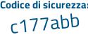 Il Codice di sicurezza è f81 continua con 3ec3 il tutto attaccato senza spazi