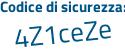 Il Codice di sicurezza è 4 continua con eda8d4 il tutto attaccato senza spazi