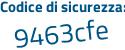 Il Codice di sicurezza è b7299 poi fe il tutto attaccato senza spazi
