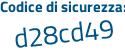 Il Codice di sicurezza è 73747 segue 96 il tutto attaccato senza spazi