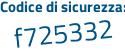 Il Codice di sicurezza è 983ae54 il tutto attaccato senza spazi