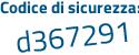 Il Codice di sicurezza è 9d3d continua con 1b4 il tutto attaccato senza spazi