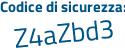 Il Codice di sicurezza è Z5a19 poi 72 il tutto attaccato senza spazi