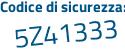 Il Codice di sicurezza è 914 segue 6a57 il tutto attaccato senza spazi