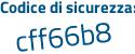 Il Codice di sicurezza è 91 continua con 14acZ il tutto attaccato senza spazi