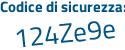 Il Codice di sicurezza è f segue ee1d34 il tutto attaccato senza spazi