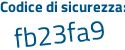 Il Codice di sicurezza è 1 poi 16Z5d7 il tutto attaccato senza spazi