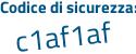 Il Codice di sicurezza è 33 continua con 8ZZcb il tutto attaccato senza spazi