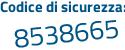 Il Codice di sicurezza è 11617 continua con 97 il tutto attaccato senza spazi