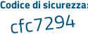 Il Codice di sicurezza è f2fd8 poi 66 il tutto attaccato senza spazi