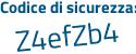 Il Codice di sicurezza è ab segue 32acc il tutto attaccato senza spazi
