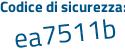 Il Codice di sicurezza è f8 poi 5febd il tutto attaccato senza spazi