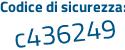 Il Codice di sicurezza è 93fb9 segue a4 il tutto attaccato senza spazi