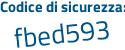 Il Codice di sicurezza è eZc368d il tutto attaccato senza spazi