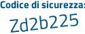 Il Codice di sicurezza è da3fb segue be il tutto attaccato senza spazi