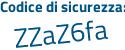 Il Codice di sicurezza è fbc5 poi ed4 il tutto attaccato senza spazi