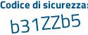 Il Codice di sicurezza è 6476c29 il tutto attaccato senza spazi