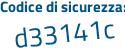 Il Codice di sicurezza è c poi f9Z9df il tutto attaccato senza spazi