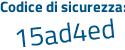 Il Codice di sicurezza è 945df continua con e3 il tutto attaccato senza spazi
