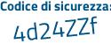 Il Codice di sicurezza è 94c4 poi a58 il tutto attaccato senza spazi
