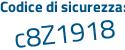 Il Codice di sicurezza è 662a8 poi 6Z il tutto attaccato senza spazi