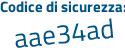 Il Codice di sicurezza è dcfe69c il tutto attaccato senza spazi