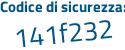 Il Codice di sicurezza è c6 poi 2b188 il tutto attaccato senza spazi