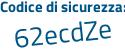 Il Codice di sicurezza è ae3b continua con 1c7 il tutto attaccato senza spazi
