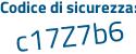 Il Codice di sicurezza è 9bb49 continua con 46 il tutto attaccato senza spazi