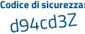 Il Codice di sicurezza è 259f poi 777 il tutto attaccato senza spazi