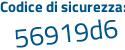 Il Codice di sicurezza è 8a79 poi 5d7 il tutto attaccato senza spazi