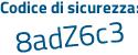 Il Codice di sicurezza è 15e38 poi 6e il tutto attaccato senza spazi