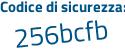 Il Codice di sicurezza è f4 poi bc7db il tutto attaccato senza spazi