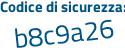 Il Codice di sicurezza è 1dedf continua con 61 il tutto attaccato senza spazi