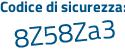 Il Codice di sicurezza è bb796b8 il tutto attaccato senza spazi