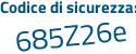 Il Codice di sicurezza è 86fc2f5 il tutto attaccato senza spazi