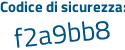 Il Codice di sicurezza è 3 continua con e6d862 il tutto attaccato senza spazi