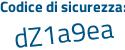 Il Codice di sicurezza è 8 segue 93a7f8 il tutto attaccato senza spazi