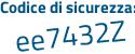 Il Codice di sicurezza è fbedd continua con 65 il tutto attaccato senza spazi