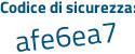 Il Codice di sicurezza è 587 segue 23b3 il tutto attaccato senza spazi