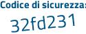 Il Codice di sicurezza è f77Z3bb il tutto attaccato senza spazi