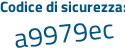 Il Codice di sicurezza è 21eb continua con 3e3 il tutto attaccato senza spazi